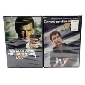 James Bond 007 DVD Lot Tomorrow Never Dies Man with Golden Gun Roger Moore New